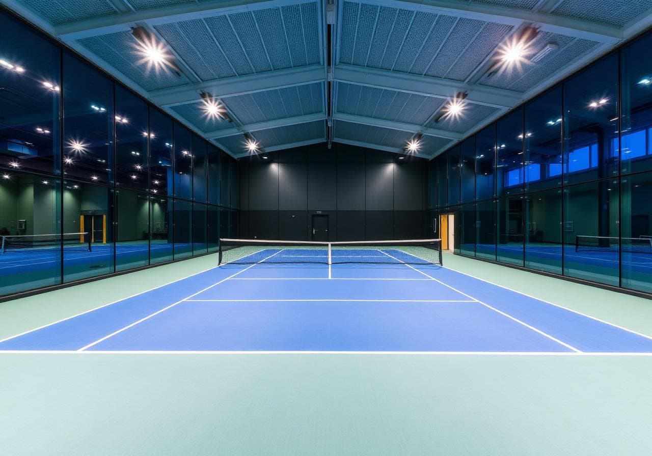Padel court ready for booking
